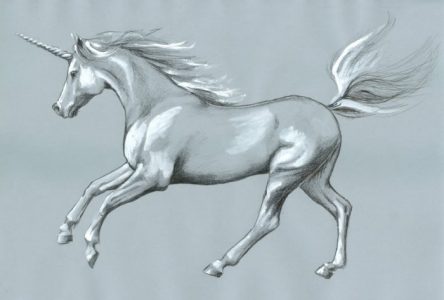 Dibujos Bonitos de UNICORNIOS ∼ Imágenes para Dibujar Unicornios